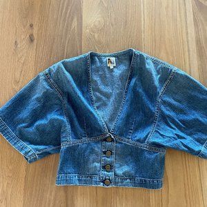 Jean Atelier Crop Top Size 2